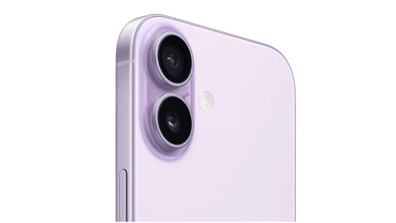 iphone 17 na cor lavanda em destaque