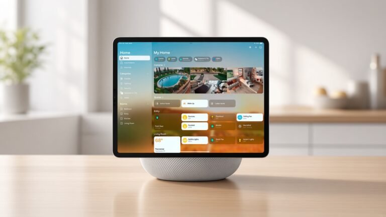Suposto homeHub conceito