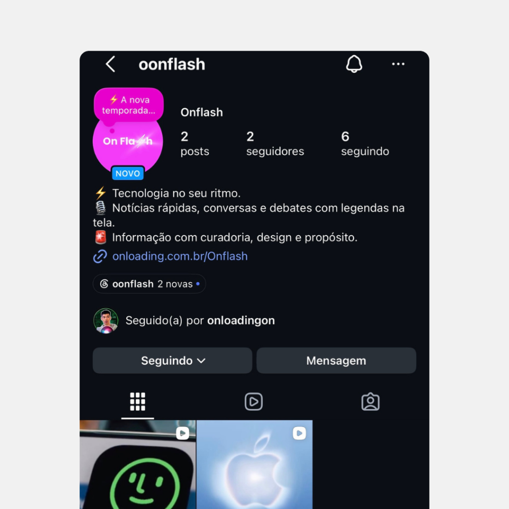 instagram onflash